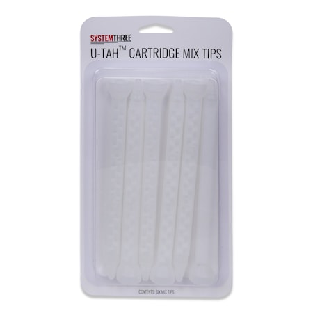 System Three Resins U-TAH Cartridge Turbo Mixing Tips, 6-Pack 3661S99